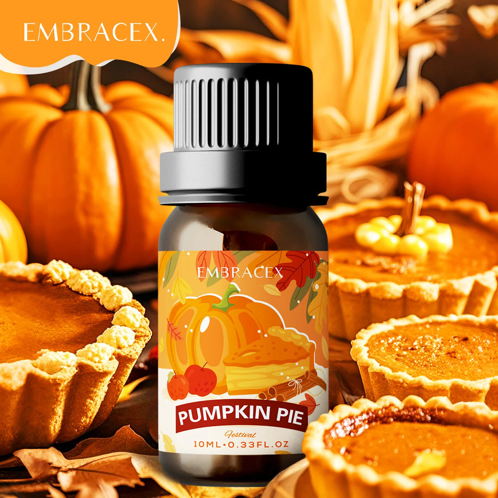 10ml Pumpkin pie Fragrance Essential Oils Refreshing Car Aromatherapy For Aroma Diffusers Oil