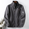 Veste Double Polaire Smile Pour Homme, Col Montant, Vêtements Décontractés, Chaud, Épais, Haute Qualité, Hiver, 2024, Comb