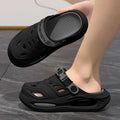 Arch support, anti slip, soft sole, wear-resistant cool slippers for wearing, thick sole breathable odor proof summer hole shoes