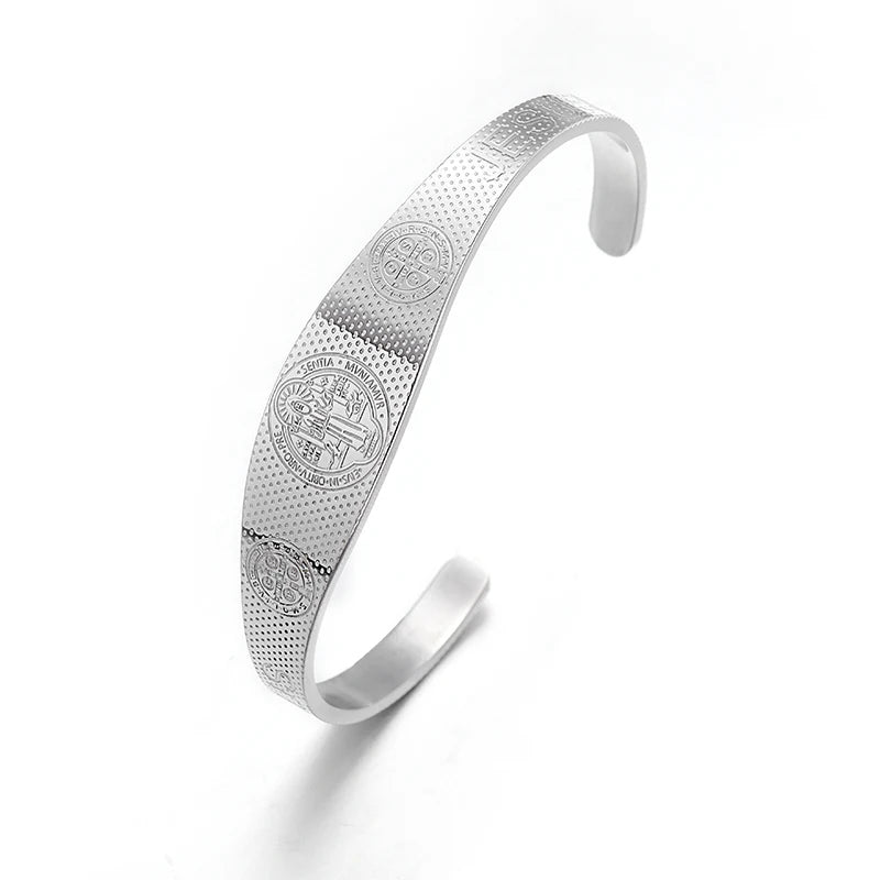 Punk Simple Silver Color Twisted Mobius Cuff Bangles Infinite Loop Bracelet Men\'s Fashion Casual Party Jewelry Gift